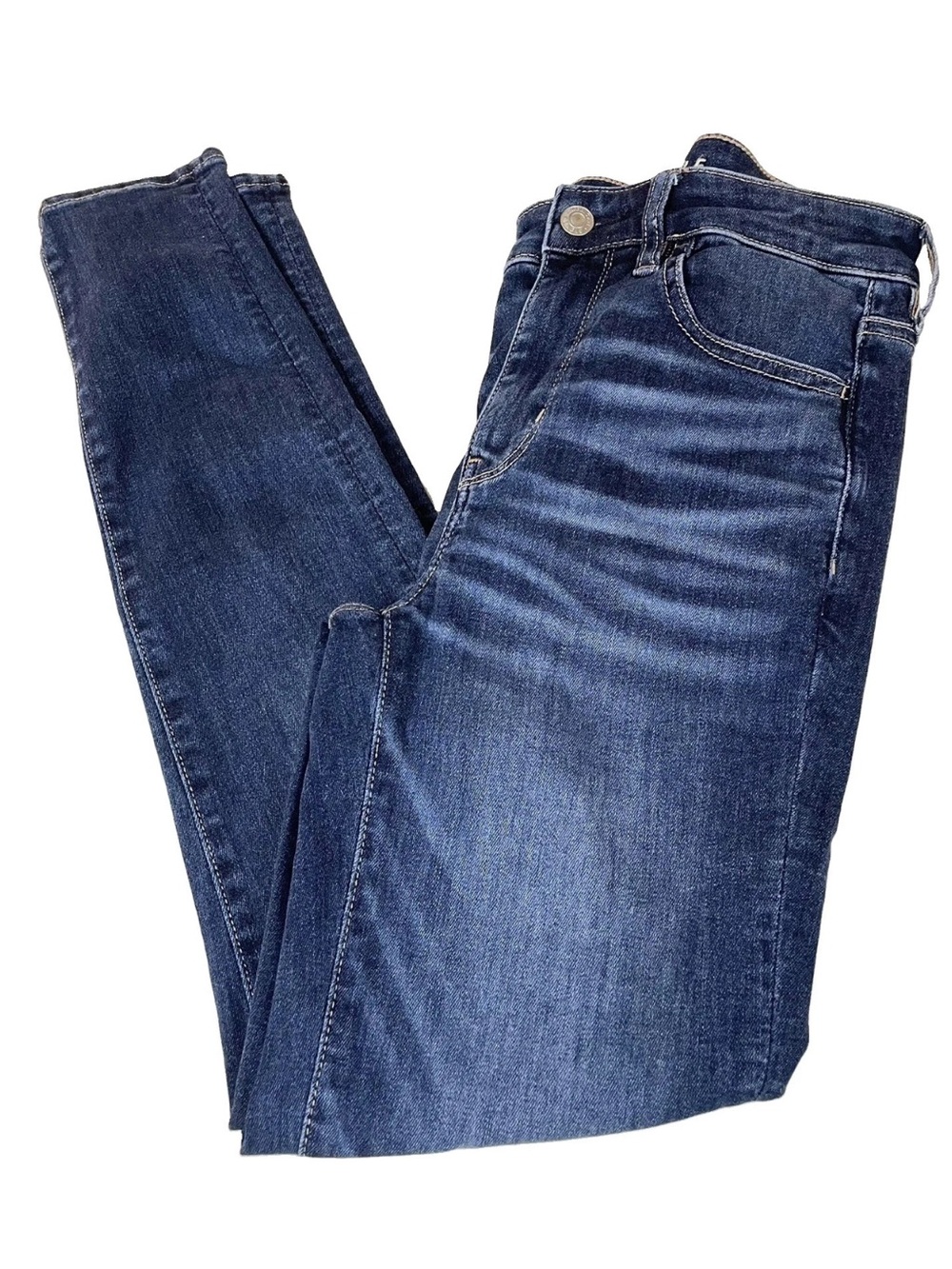American Eagle Women’s Jeans 6 Hi Rise Jegging Dark Wash Next Stretch #1462